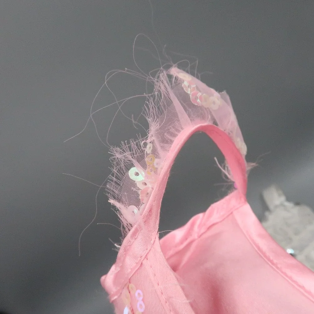Build A Bear‎ Clothing Lot Wedding Dress Pink Girly Princess HG Top